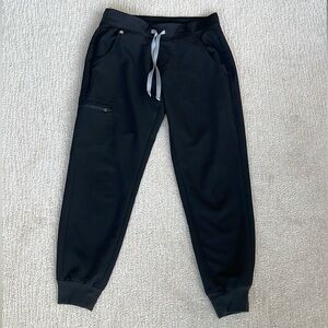 Figs Black Zamora Jogger Scrub Pants